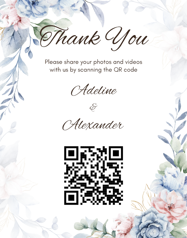 Demo QR code for photo sharing